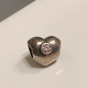 3 for $35!! Pandora heart charm + pink stone